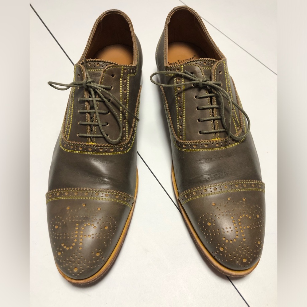 John Fluevog buttery soft Leather Oxford Shoes